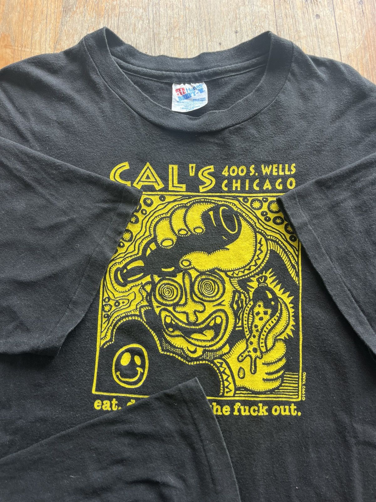 Vintage Vintage CAL’S eat,drink, get the fuck out 1993’s by YANG Size US XL / EU 56 / 4 - 6 Thumbnail