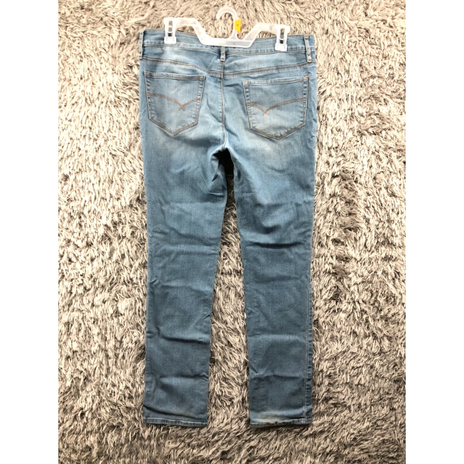 Denime VINTAGE Bullhead Jeans Size 13 Juniors Mid Rise Light Wash Blue Denim 5-Pocket Design Womens Size 34" / US 12 / IT 48 - 5 Thumbnail