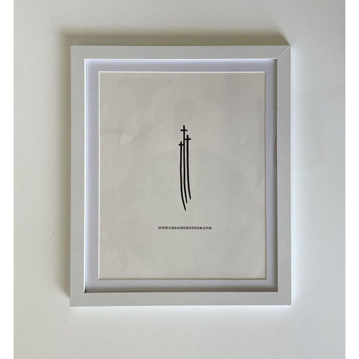 Chrome Hearts Chrome Hearts cross sword 9x11 Framed poster Size ONE SIZE - 1 Thumbnail