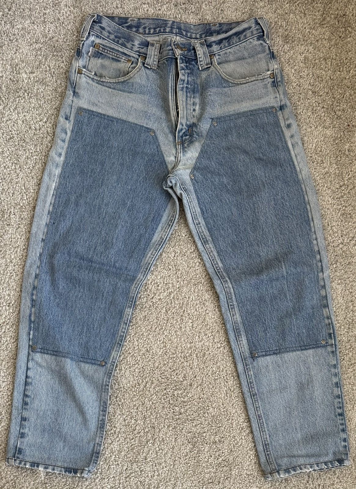 Carhartt Carhartt Double Knee Two Tone Denim Size US 32 / EU 48 - 1 Thumbnail