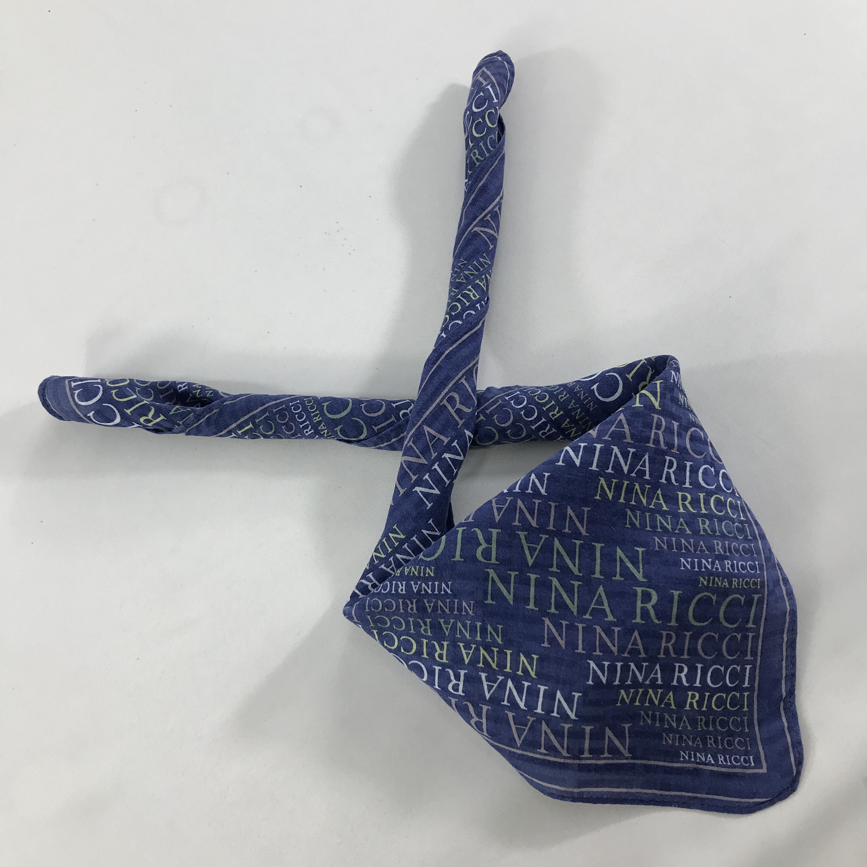 Nina Ricci × Vintage Nina Ricci Bandana / Handkerchief / Neckerchief - S1519 Size ONE SIZE - 4 Thumbnail