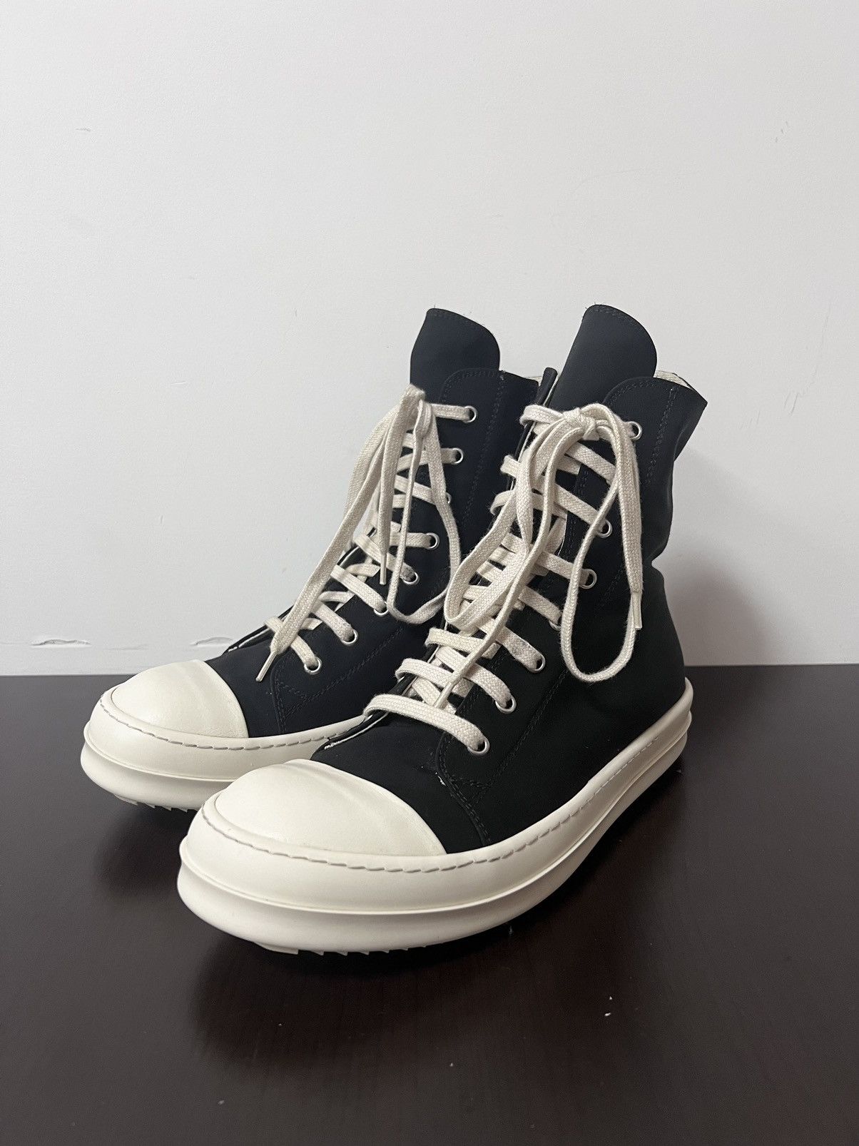 Rick Owens Rick owens drkshdw ramones high top sneakers sz 41 | Grailed