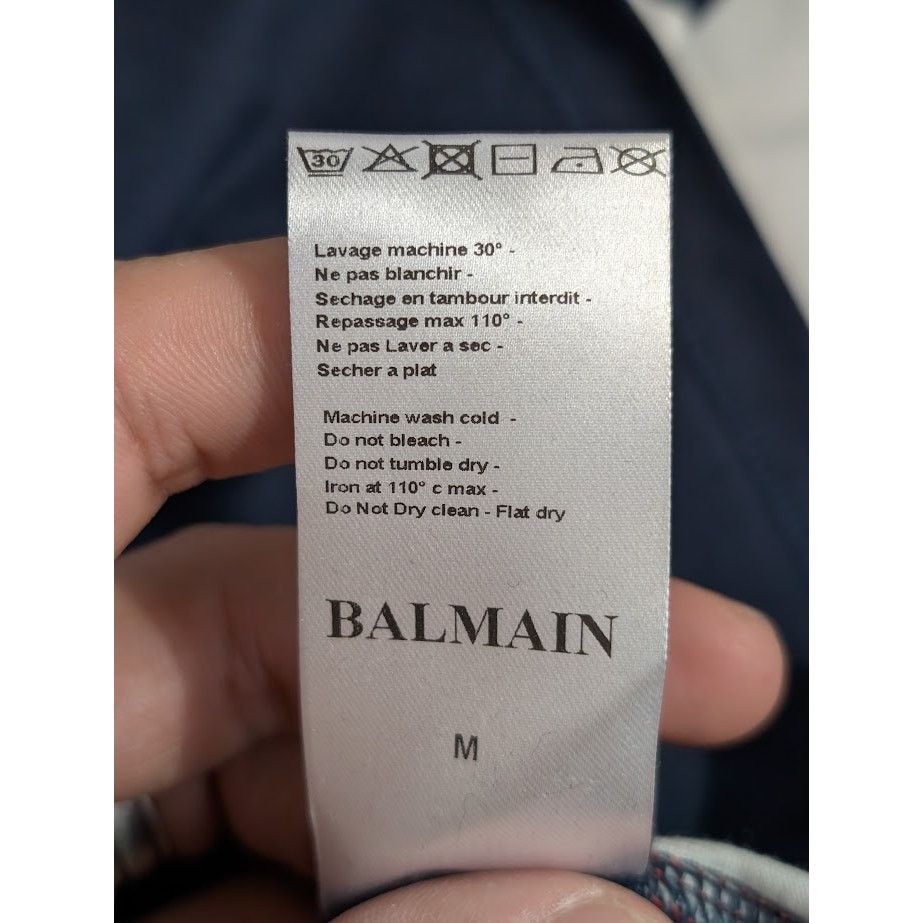Balmain o1rshd1 Q:2 / Space Long Sleeve T-Shirt in Multicolor Size US M / EU 48-50 / 2 - 16 Thumbnail