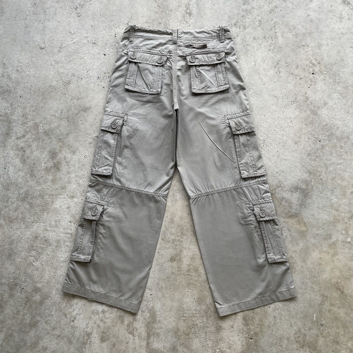 W31 Vintage NII 9 Pocket Baggy Cargo Tactical Pants Utility