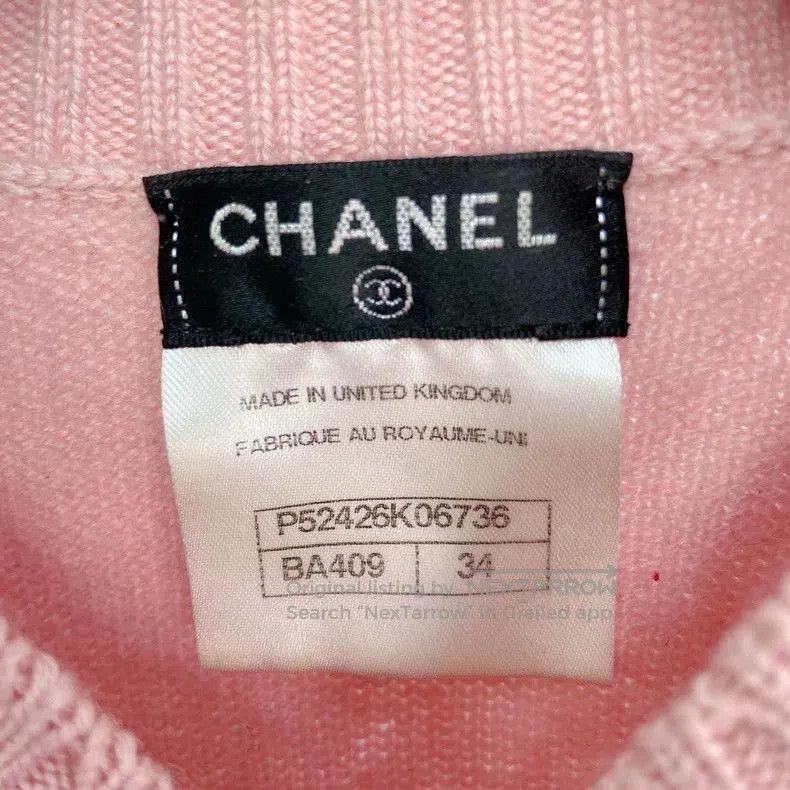 Chanel Chanel Pink Cashmere Knit Sweater 34. Size US XS / EU 42 / 0 - 4 Thumbnail
