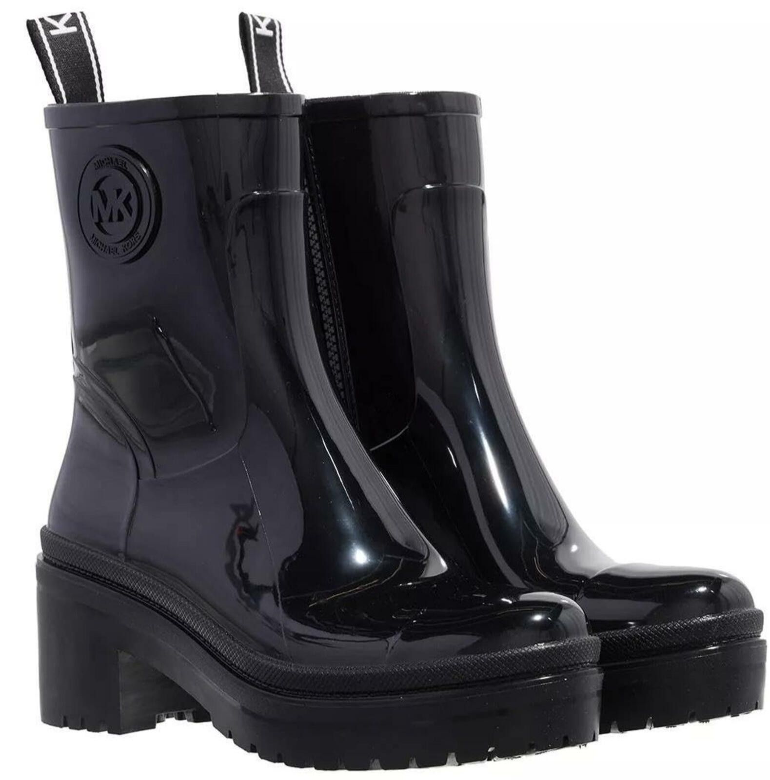 Michael Kors Michael Kors Karis Rain Boots Black Winter Snow 8 M NEW Size US 8 / IT 38 - 1 Thumbnail