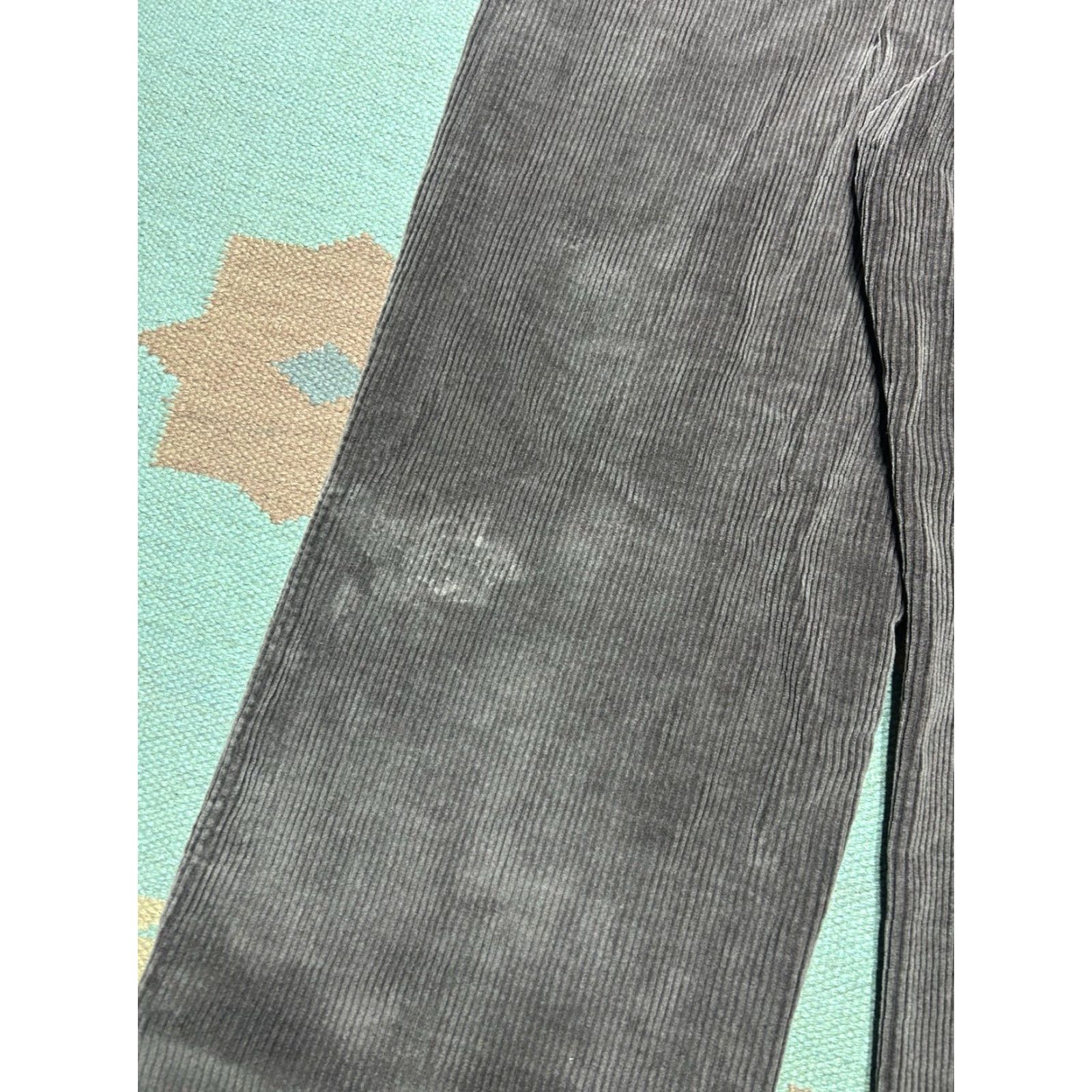 Vintage VINTAGE Road Rags Corduroy Pants 90s Y2K Women’s Straight Wide Leg 11 Regular Gray 31x31 Boys? No, keep gender: Womens Size 32" / US 10 / IT 46 - 7 Thumbnail