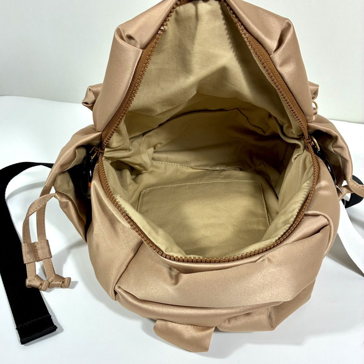 See by Chloe See by Chloe Tilly Satin Mini Backpack Biscotti Beige NWT Size ONE SIZE - 6 Thumbnail