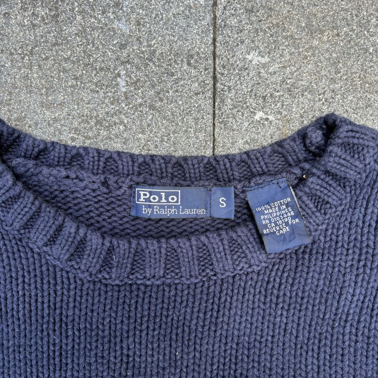 Designer × Polo Ralph Lauren × Vintage Vintage Polo Ralph Lauren American Flag Knit Sweater Size US XS / EU 42 / 0 - 3 Thumbnail