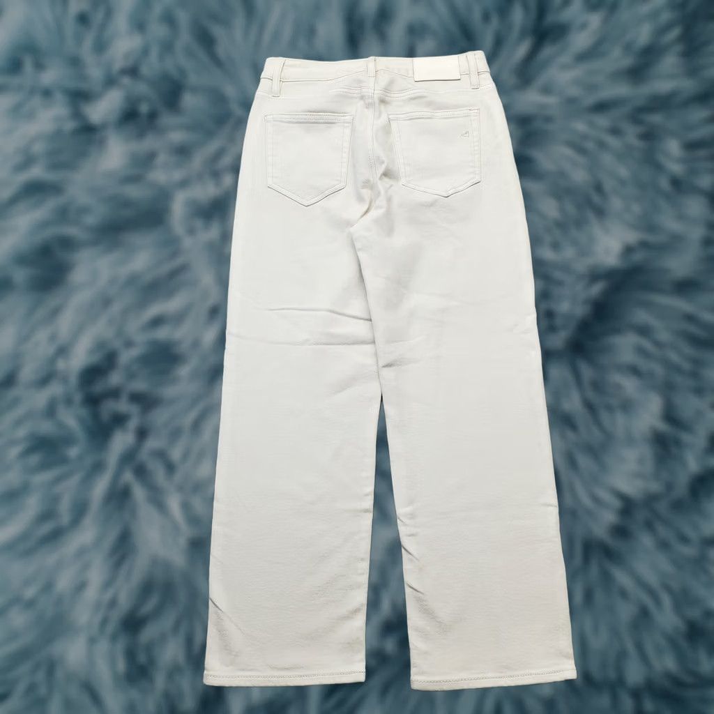 Vintage Hidden Womens Jeans 27 White Crop Wide-Leg Vtg Tracey Sea Salt Wash HD1551ST-SS Size 27" / US 4 / IT 40 - 1 Thumbnail