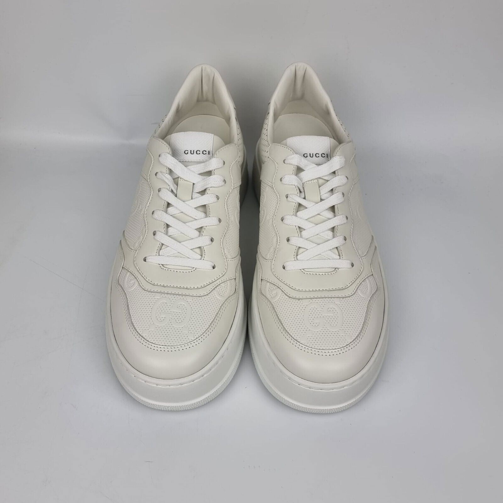 Gucci Chunky Women's White GG Low Top Sneakers New (EU Shoe