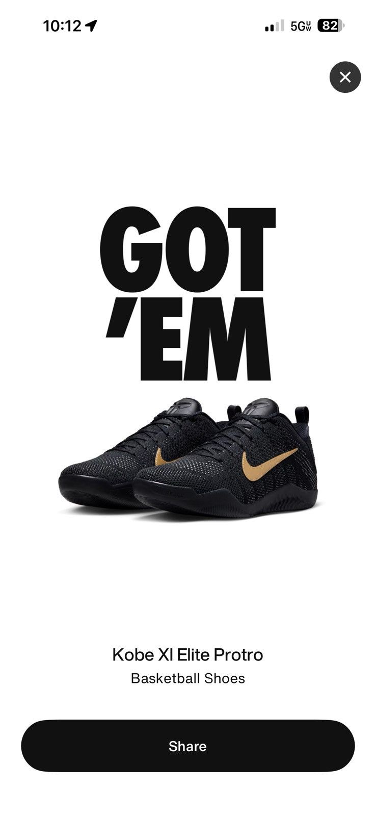 Nike Nike kobe 11 fade to black Size US 8 / EU 41 - 1 Thumbnail