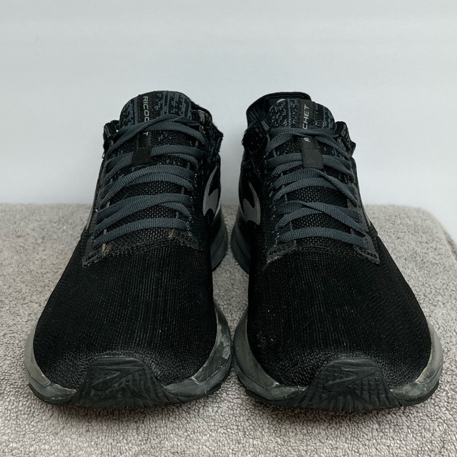 Brooks Brooks Men’s Ricochet Black Silver Running Shoes Size 11.5 Size US 11.5 / EU 44-45 - 4 Thumbnail