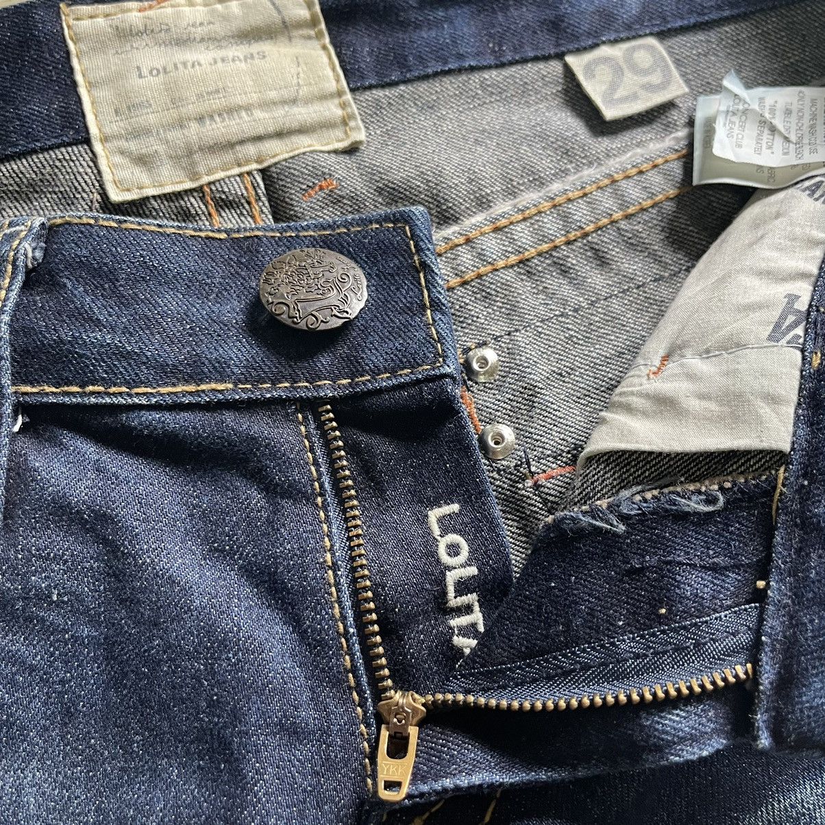 20471120 × If Six Was Nine × Japanese Brand Lolita Yoshitomo Nara Claw Mark Flare Denim Pant Size 32" / US 10 / IT 46 - 9 Thumbnail