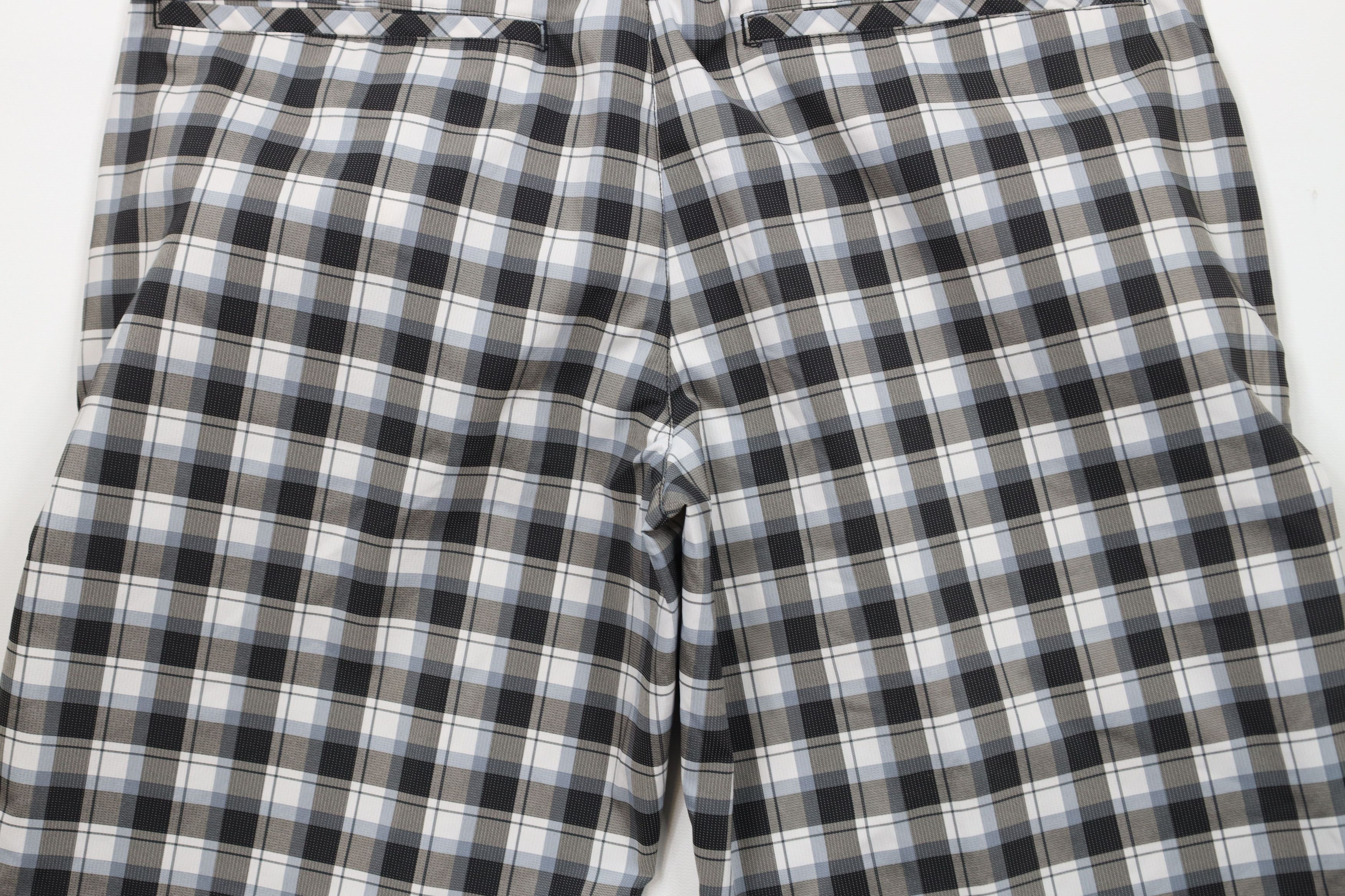 Puma × Vintage Puma Golf Cell Rickie Fowler Golfing Chino Shorts Plaid Size US 30 / EU 46 - 12 Thumbnail