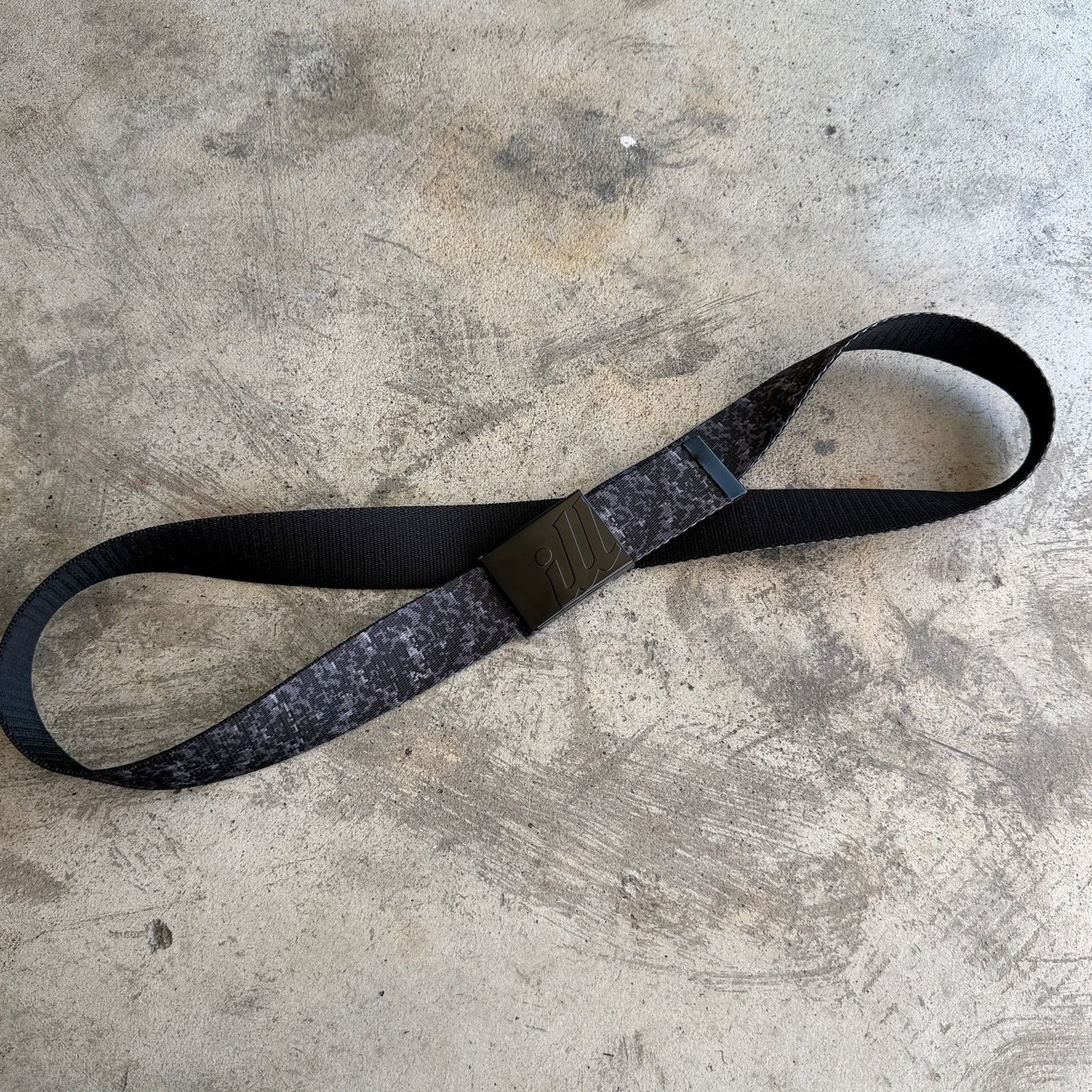 Other Illest skater Belt Urban Digital Camo Black Adjustable Size ONE SIZE - 2 Thumbnail