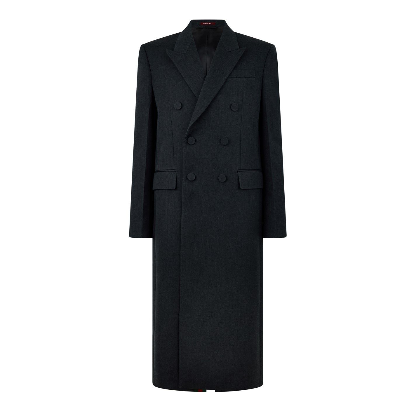 Gucci GUCCI Double-Breasted Wool Overcoat Size US S / EU 44-46 / 1 - 1 Thumbnail