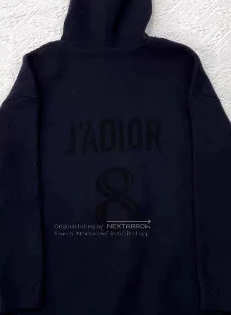 Dior Dior Dark blue back 8-character letter hooded sweatshirt Size XS / US 0-2 / IT 36-38 - 1 Thumbnail