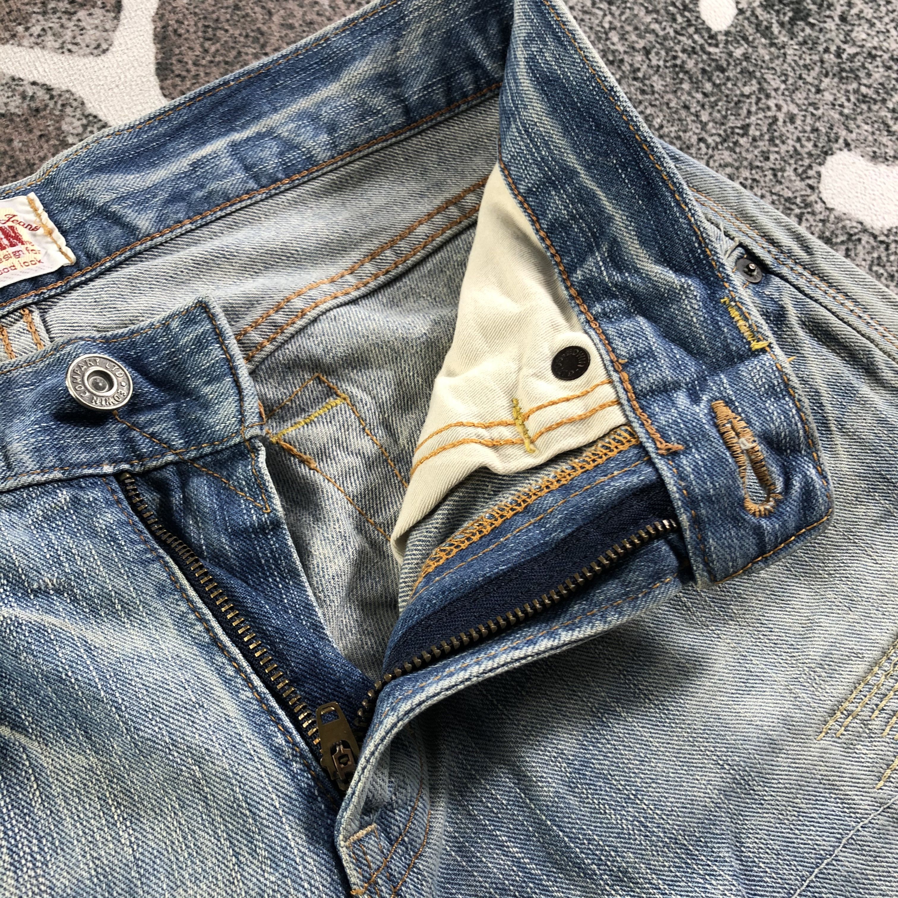 Edwin Edwin XV Jeans Ripped Patchwork Denim KJ2541 Size US 28 / EU 44 - 8 Thumbnail