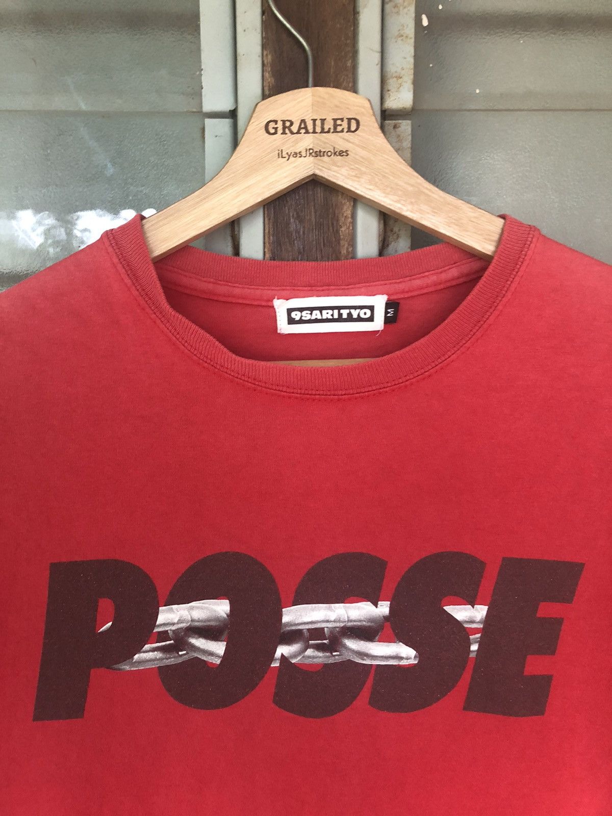 Vintage Vintage 9sari TYO Posse Spellout Shirt Tee Size US M / EU 48-50 / 2 - 14 Thumbnail