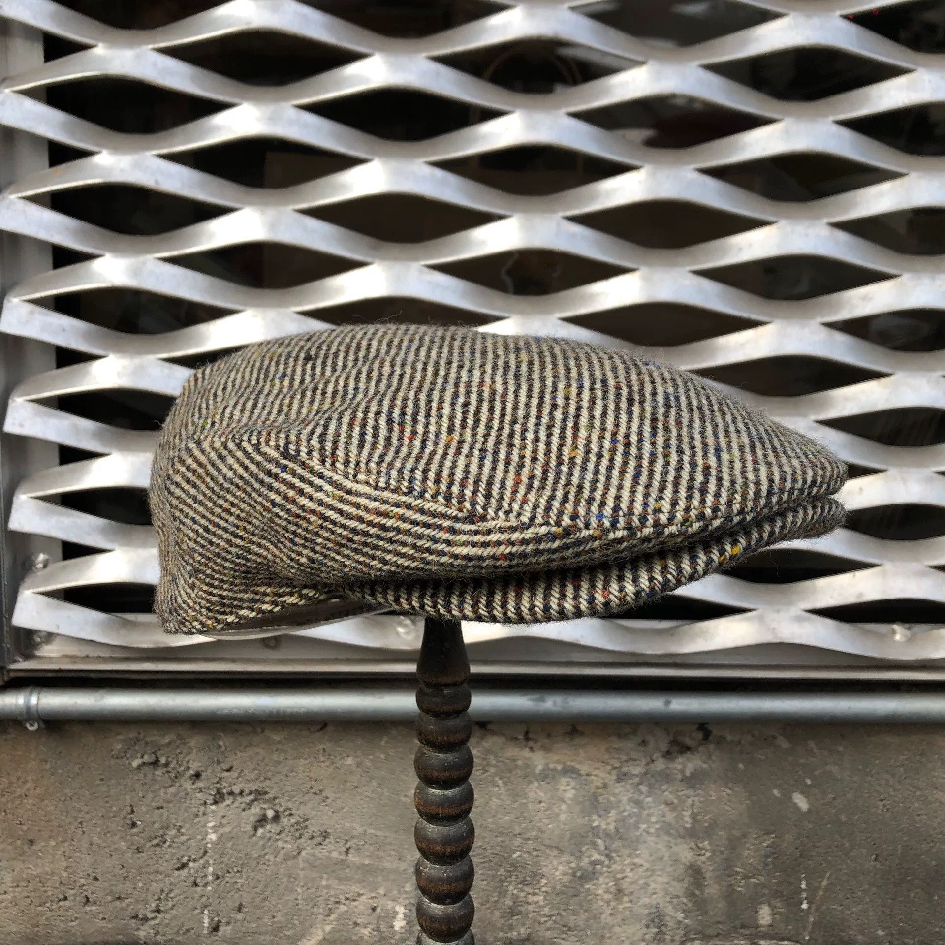 RRL Ralph Lauren stylish houndstooth wool beret hat Size ONE SIZE - 1 Thumbnail