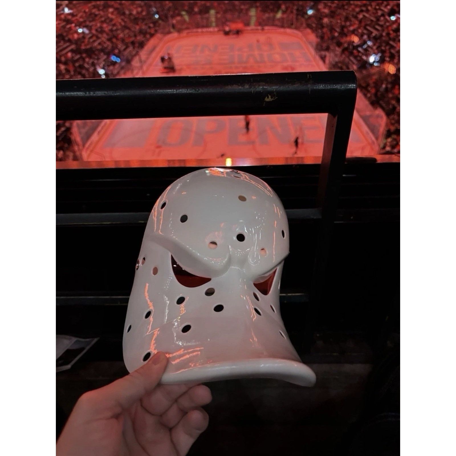 Other Anaheim Ducks Wild Wing Goalie Mask | NHL Mascot 2025 SGA Size ONE SIZE - 3 Thumbnail