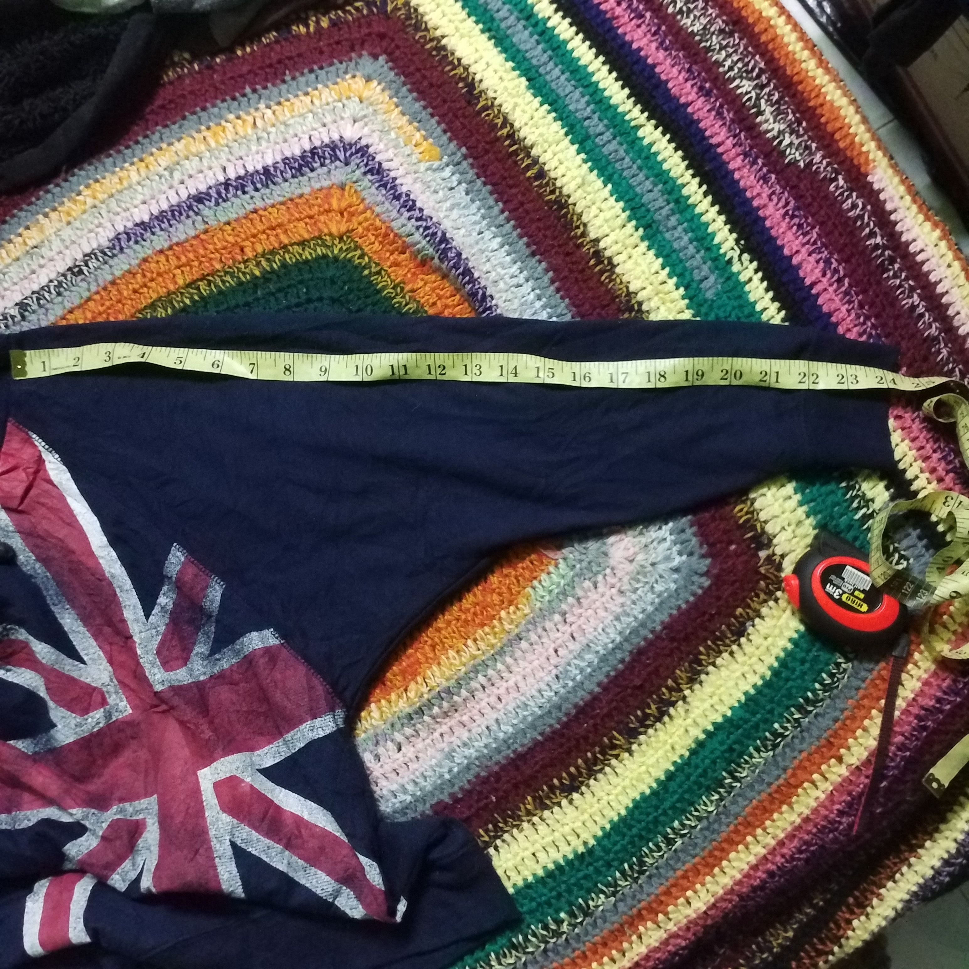 Japanese Brand HOODIE FUR ENGLAND FLAG PRINT PUNK SKINHEAD PATRIOTIC Size M / US 6-8 / IT 42-44 - 3 Thumbnail