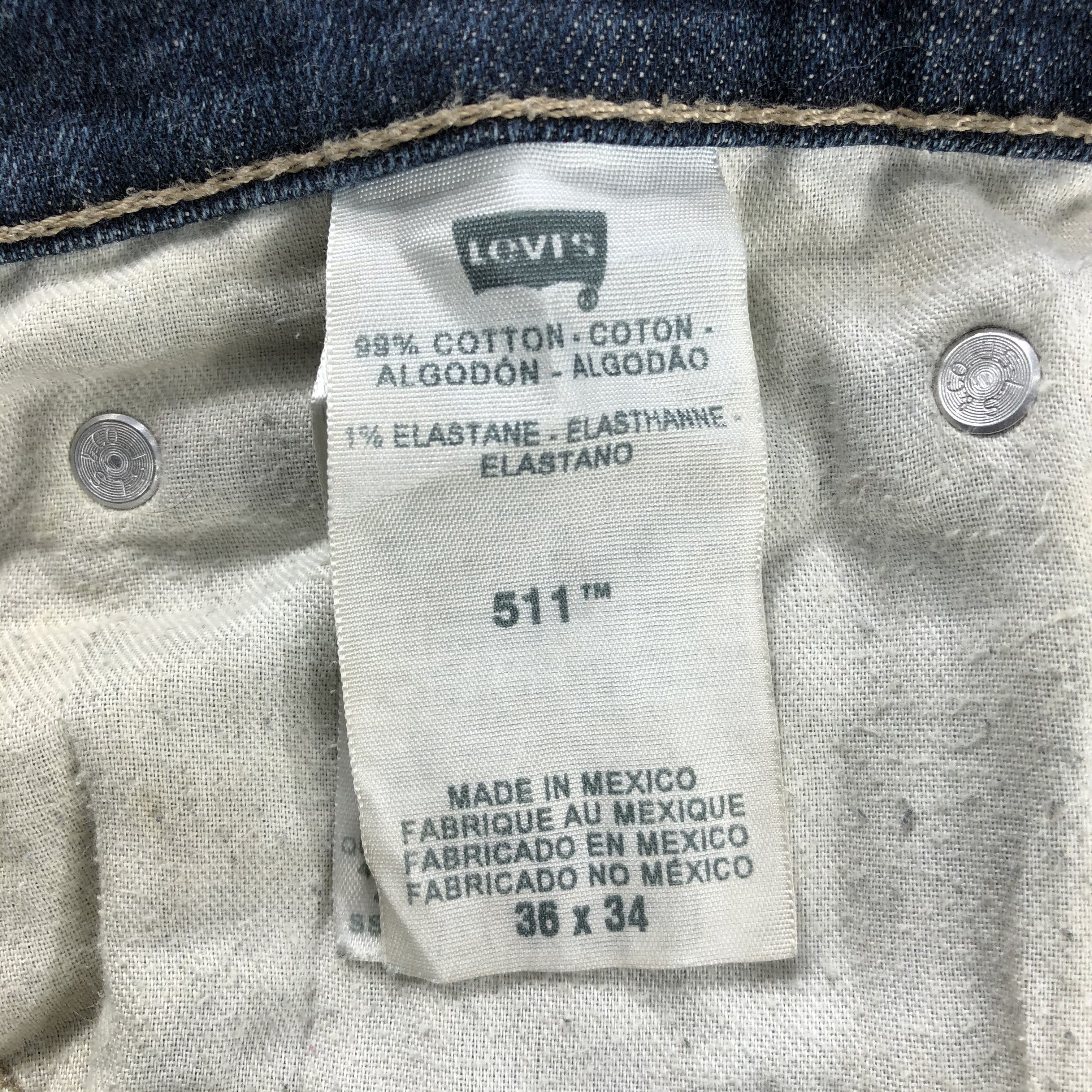 Levi's × Vintage Vintage Levis 511 Jeans-JM3101 Size US 35 - 13 Thumbnail