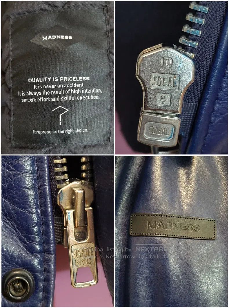 Schott Schott A2 men's leather jacket retro Size US XL / EU 56 / 4 - 4 Thumbnail