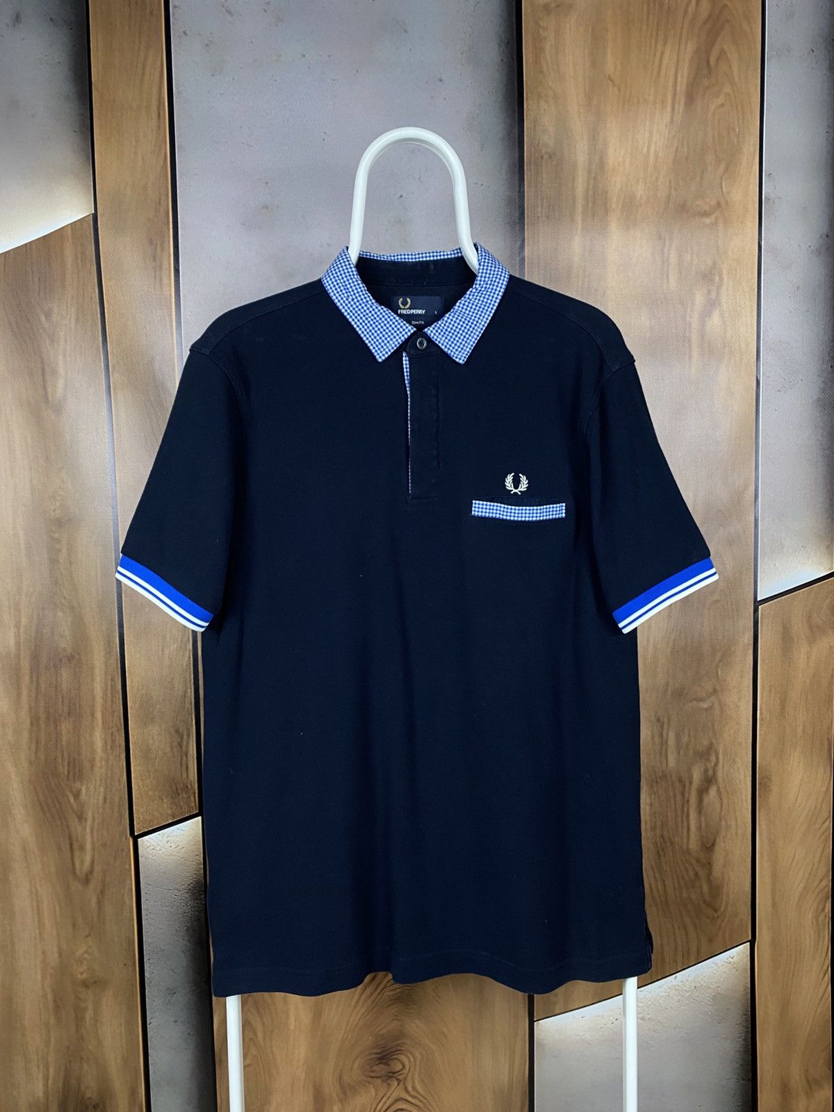 Fred Perry 🍃Polo T-Shirt Fred Perry Checkered Nylon Tee🍃 Size US L / EU 52-54 / 3 - 1 Thumbnail