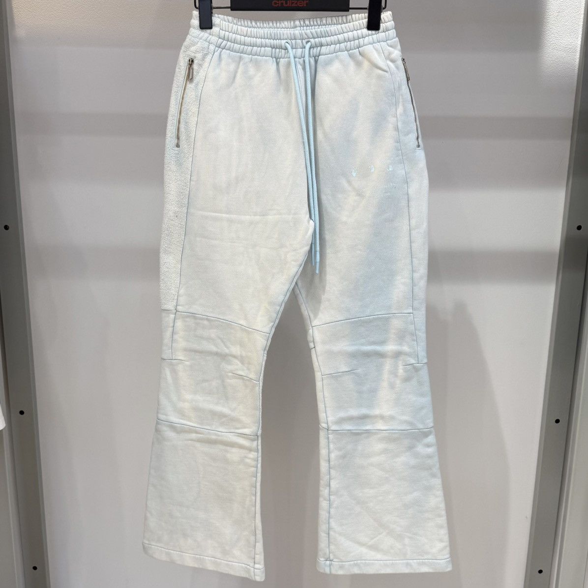 Off-White Off-White Laundry Panelled Sweatpant Baby Blue Size US 30 / EU 46 - 1 Thumbnail