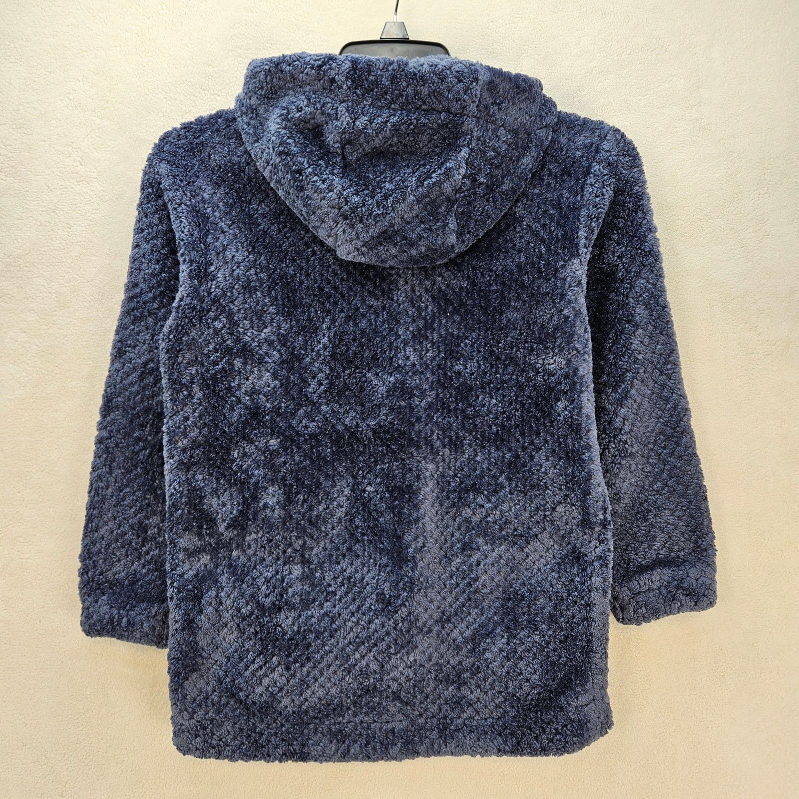 Columbia COLUMBIA GIRLS SMALL HOODED NAVY FLEECE JACKET SOFT Size S / US 4 / IT 40 - 6 Thumbnail