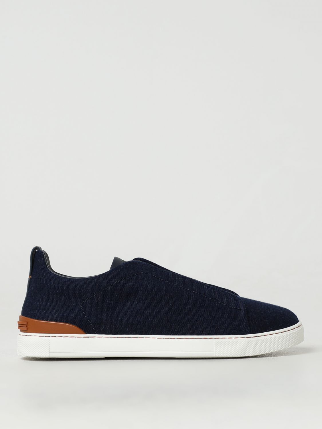 image of Ermenegildo Zegna Zegna Sneakers Men Denim (Size 13)