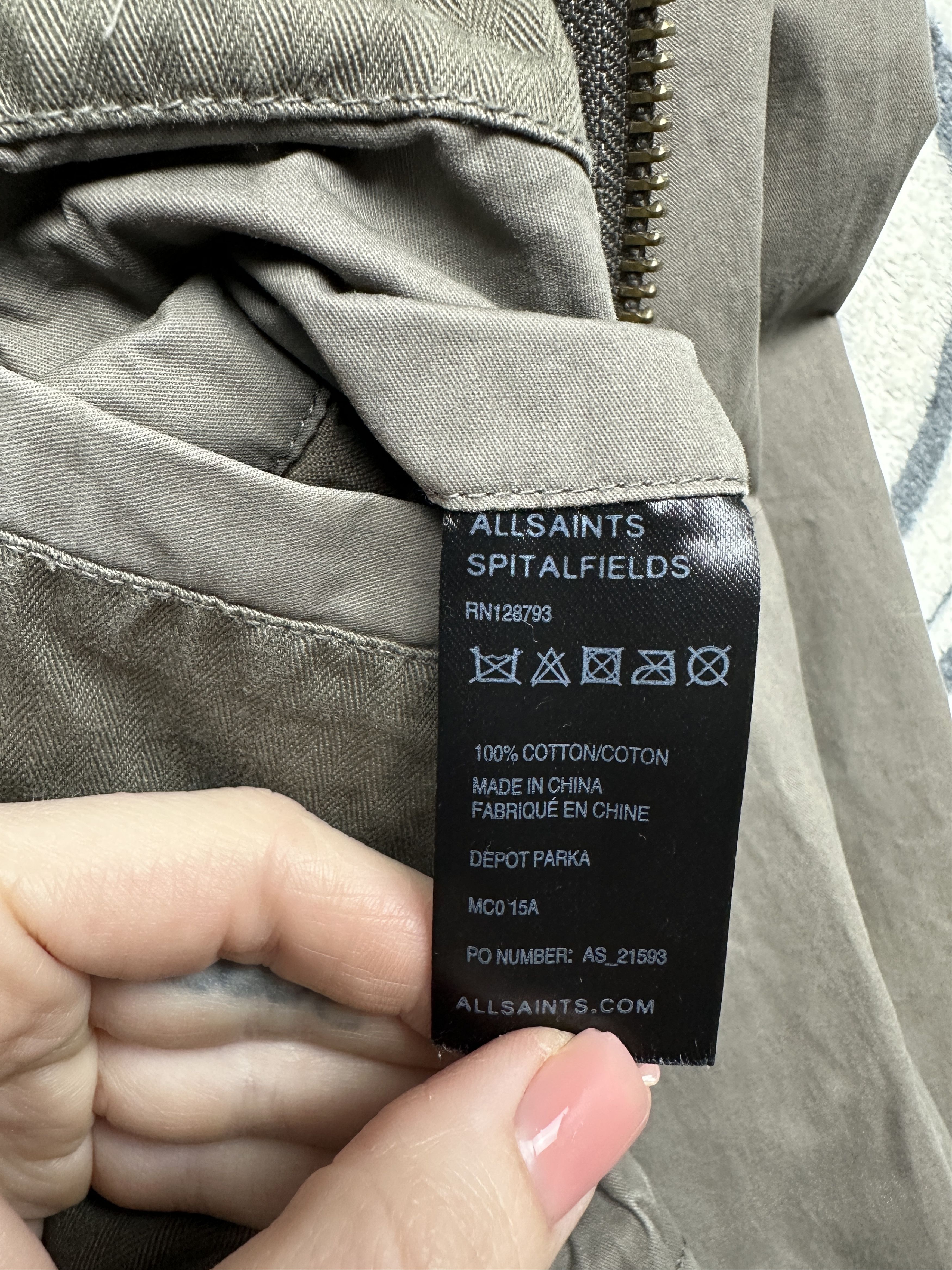 Allsaints Allsaints Mens Depot Parka Jacket Size US XXL / EU 58 / 5 - 7 Thumbnail