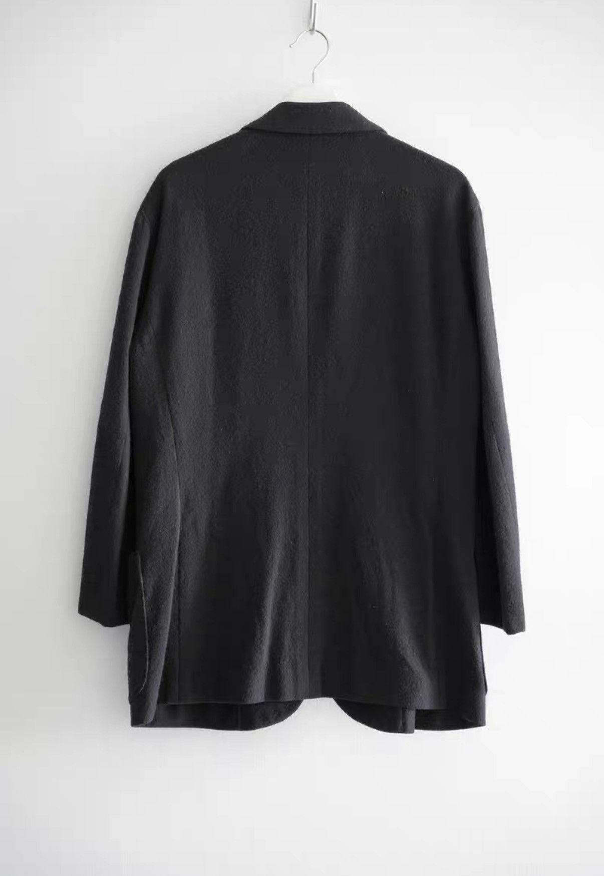 Yohji Yamamoto Yohji Yamamoto 05aw Hand-Stitched Silver Button Blazer K4 Size US L / EU 52-54 / 3 - 2 Thumbnail