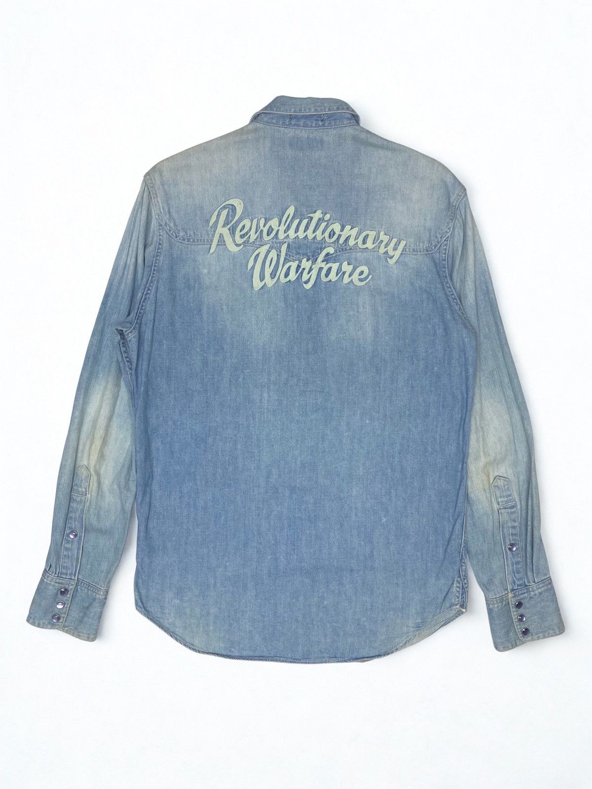Wtaps Wtaps Western Denim Shirt Streetwear Pearl Snap Button Size US M / EU 48-50 / 2 - 3 Thumbnail