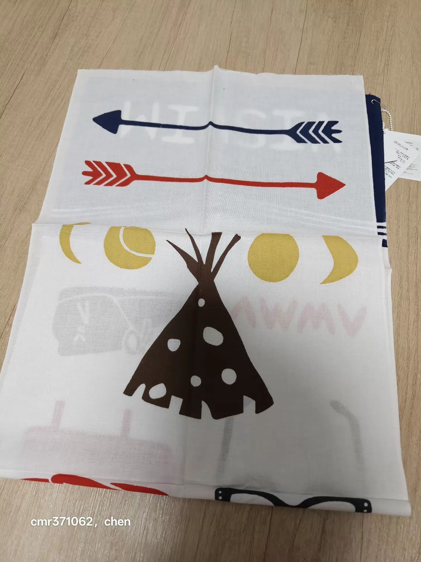 Visvim VISVIM 18SS SPOT TENUGUI CottonLinen Dip-Dyed & Hand-Painted Size ONE SIZE - 2 Thumbnail