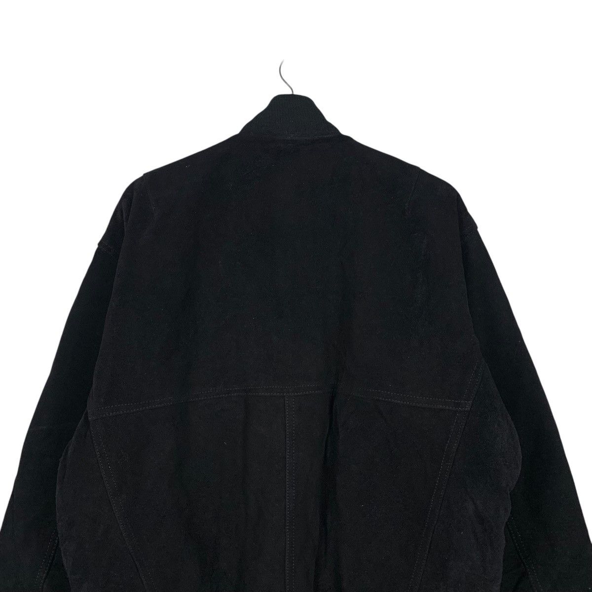 Japanese Brand FRAISBRANCHE Cowhide Black Suede Leather Jacket #1941-C84 Size US M / EU 48-50 / 2 - 8 Thumbnail