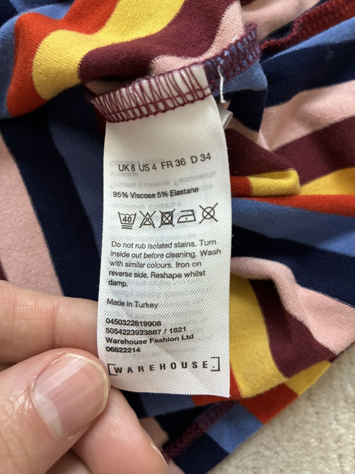 Warehouse NWOT Warehouse UK Dress Size 4 Multicolor Size S / US 4 / IT 40 - 3 Thumbnail