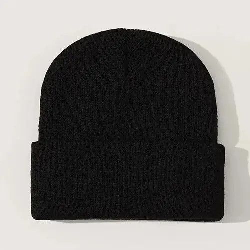 Designer I don’t care knitted Hat Size ONE SIZE - 2 Thumbnail