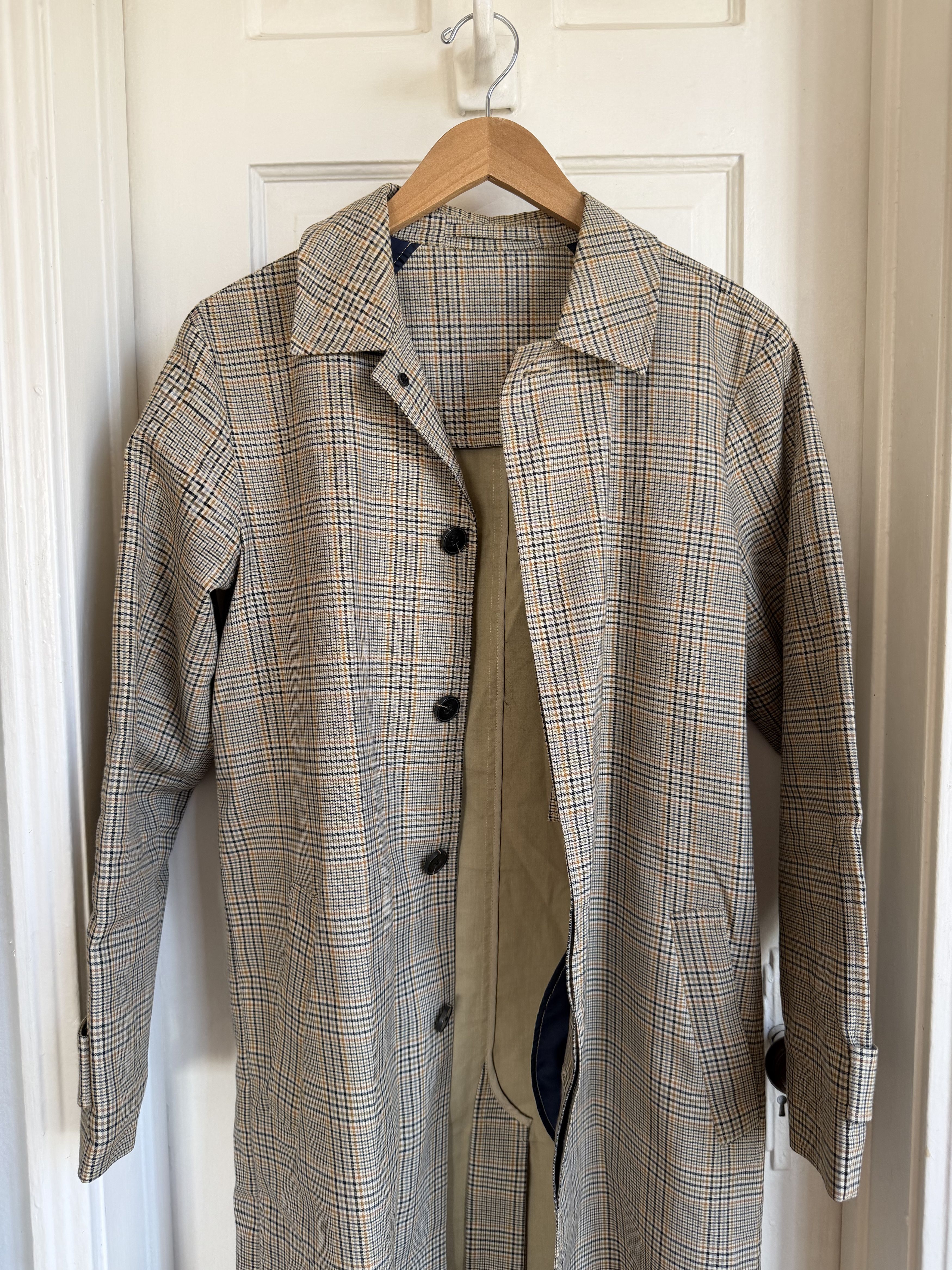 Selected Homme Selected Homme Check Light Overcoat Size US S / EU 44-46 / 1 - 2 Thumbnail