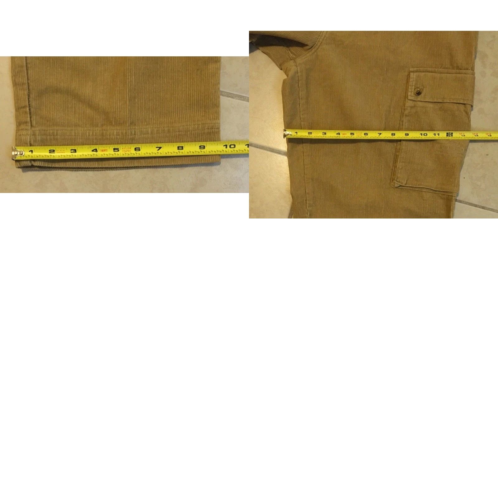 JNCO VINTAGE Wu Wear Corduroy Cargo Pants 36 Baggy Jeans Men Beige 90s NYC Rap Hip Hop Distressed Baggy Pockets Size US 36 / EU 52 - 8 Thumbnail