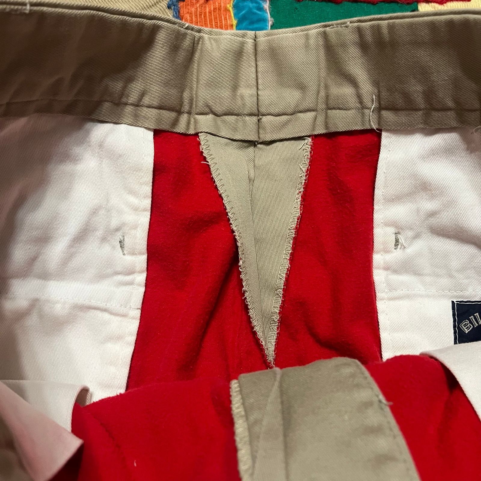 Bills Khakis Vintage Bills Khakis Red Blanket Lined Beige Dress Pants 36 Size US 36 / EU 52 - 3 Thumbnail