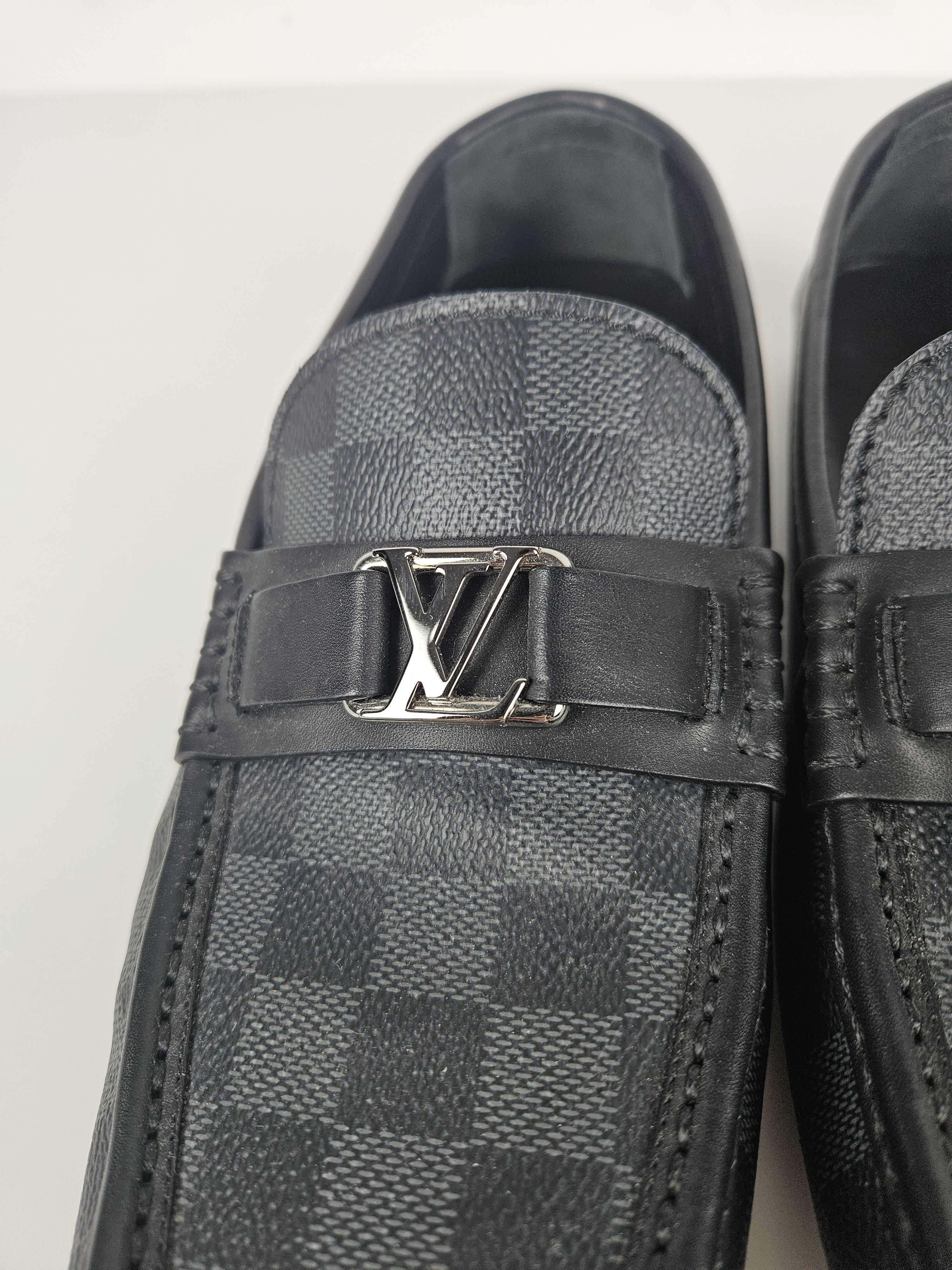 Louis Vuitton Louis Vuitton hockenheim moccasin damier graphite lv buckle Size US 9.5 / EU 42-43 - 21 Thumbnail