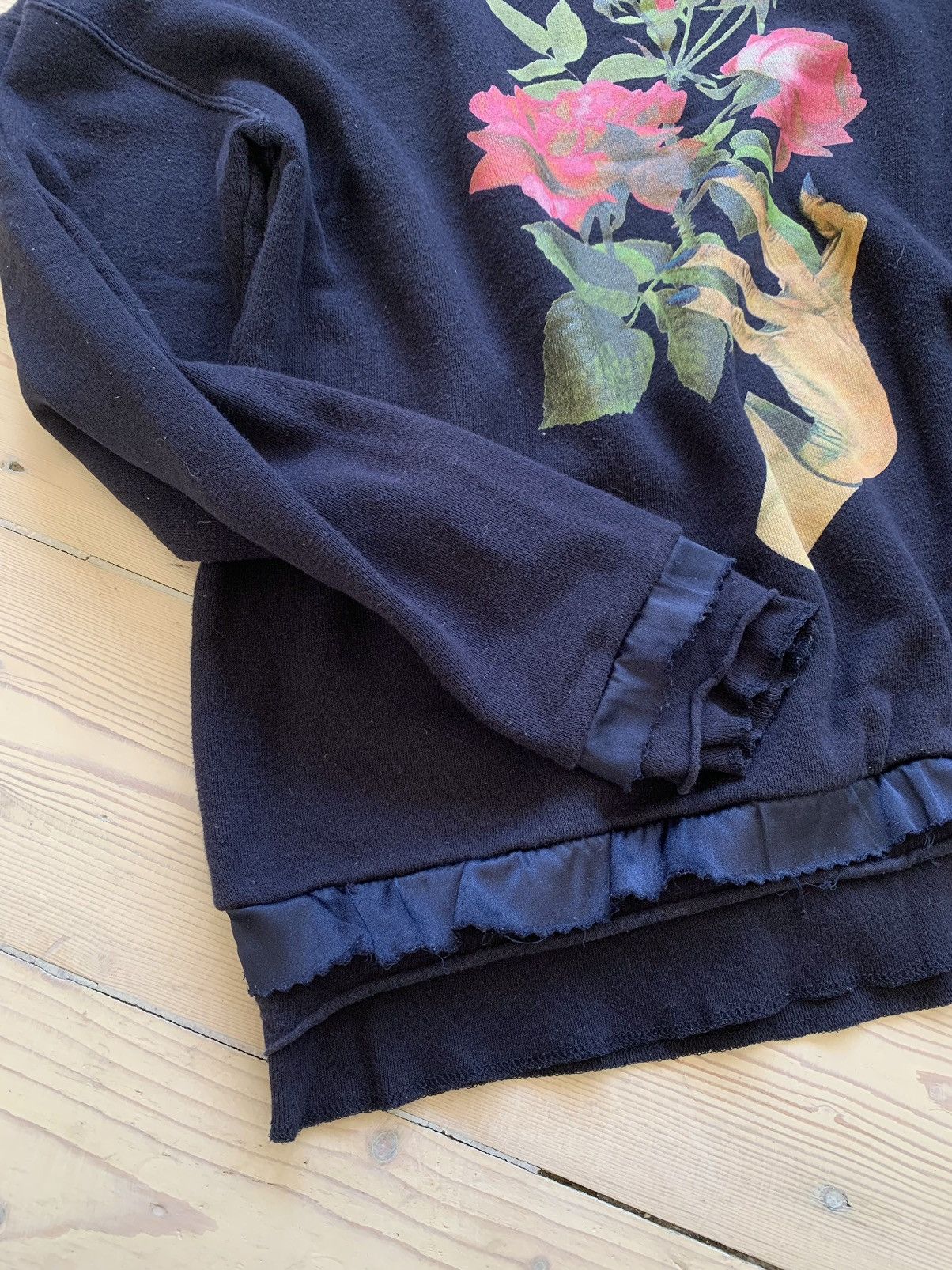 Jun Takahashi × Undercover Undercover Ghost Hand printed navy sweatshirt Size US M / EU 48-50 / 2 - 4 Thumbnail