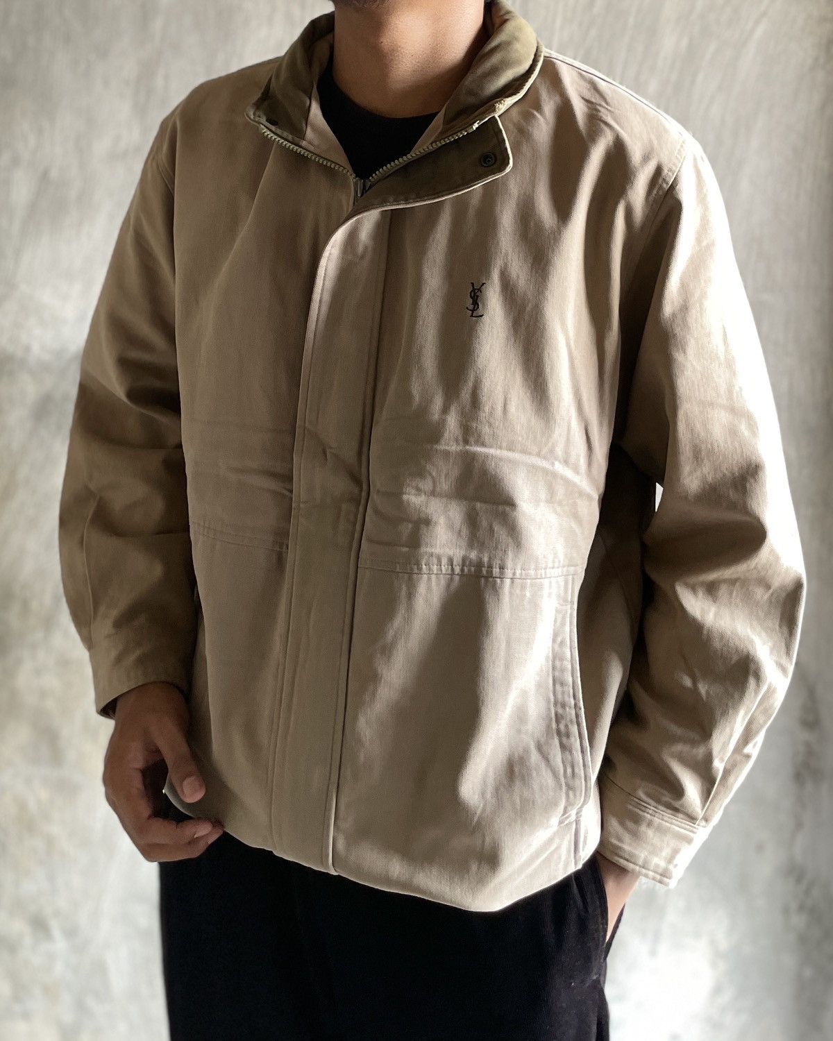 Yves Saint Laurent VERY RARE VINTAGE JACKET YVES SAINT LAURENT YSL BIG LOGO Size US XL / EU 56 / 4 - 4 Thumbnail