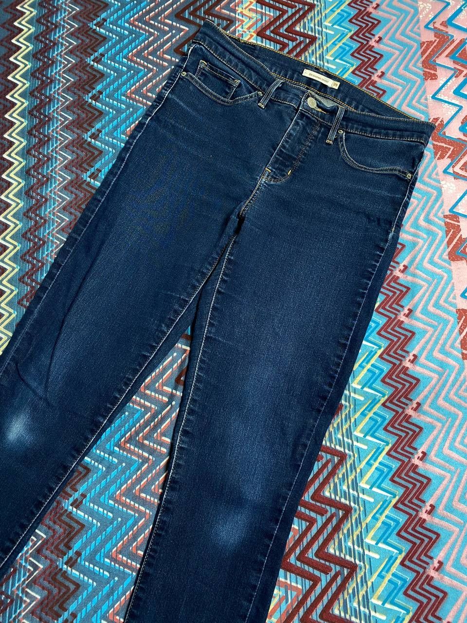 Levi's × Vintage Levis 311 Shaping Skinny Faded Distresed Size 29" - 13 Thumbnail