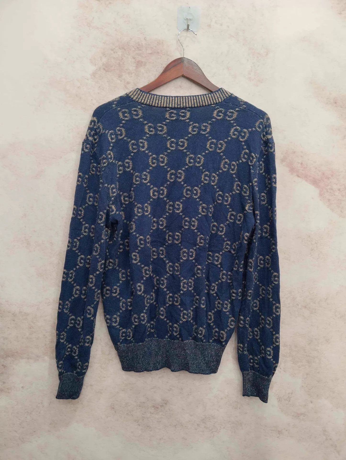 Gucci GUCCI All-Over Print Knit Cardigan S 95 New Size US S / EU 44-46 / 1 - 2 Thumbnail