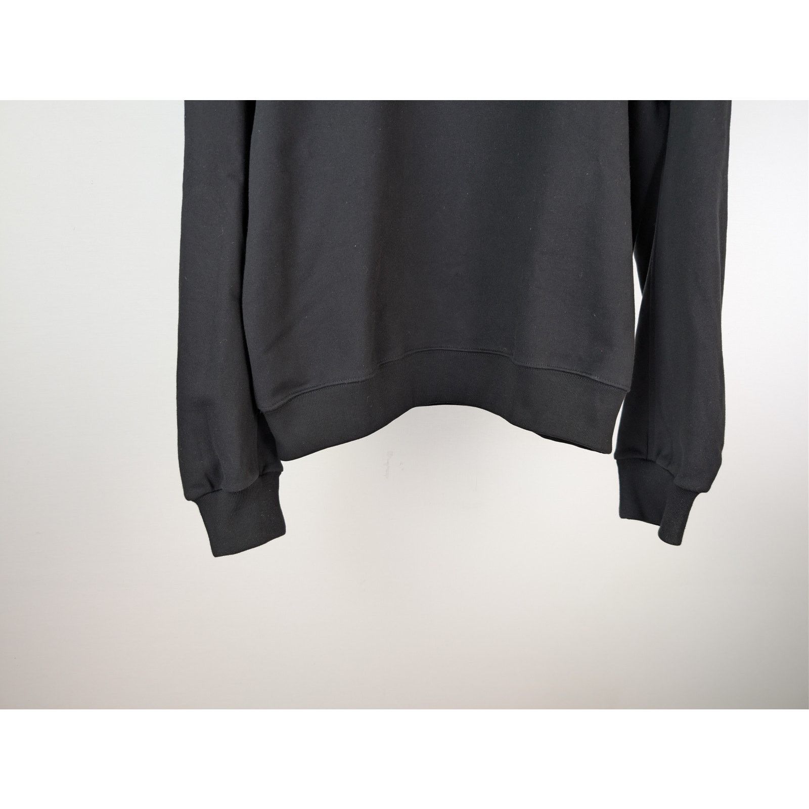 Dries Van Noten o1rshd1 Harson cotton jersey sweatshirt Sweater in Black L Size US L / EU 52-54 / 3 - 4 Thumbnail