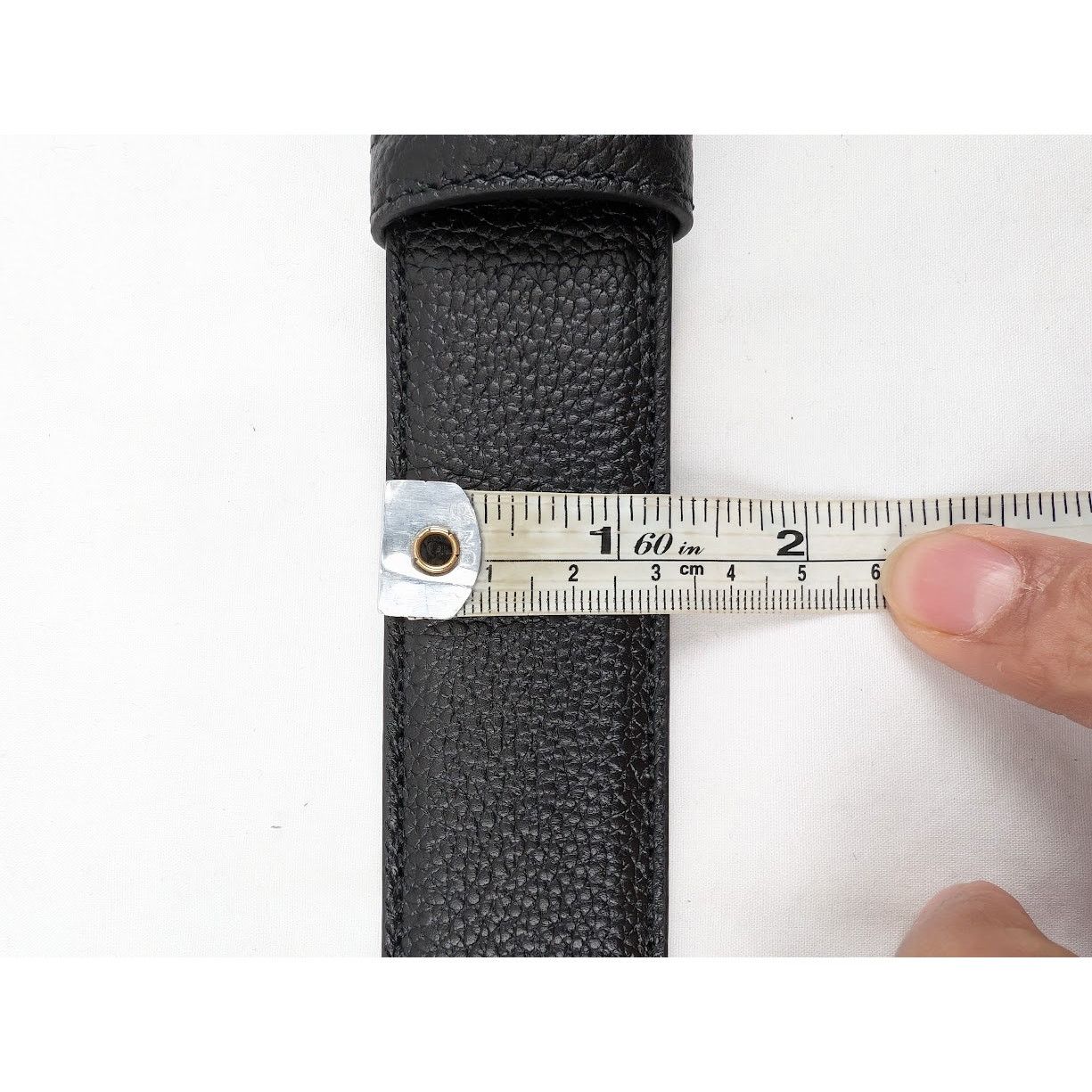 Gucci o1rshd1 Size: 90 CM / Logo Plate Belt in Black Size 36 - 11 Thumbnail